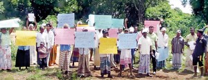 Farmers in Hambantota conducted a vehicle parade today as a mark of protest.